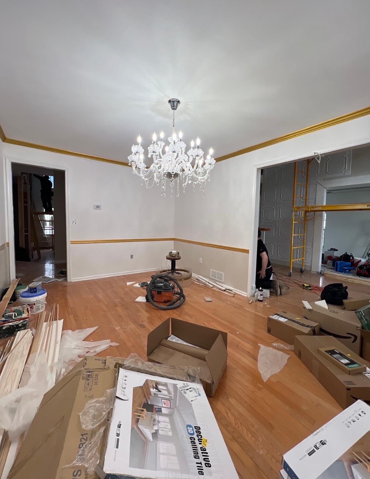 Before: original dining area