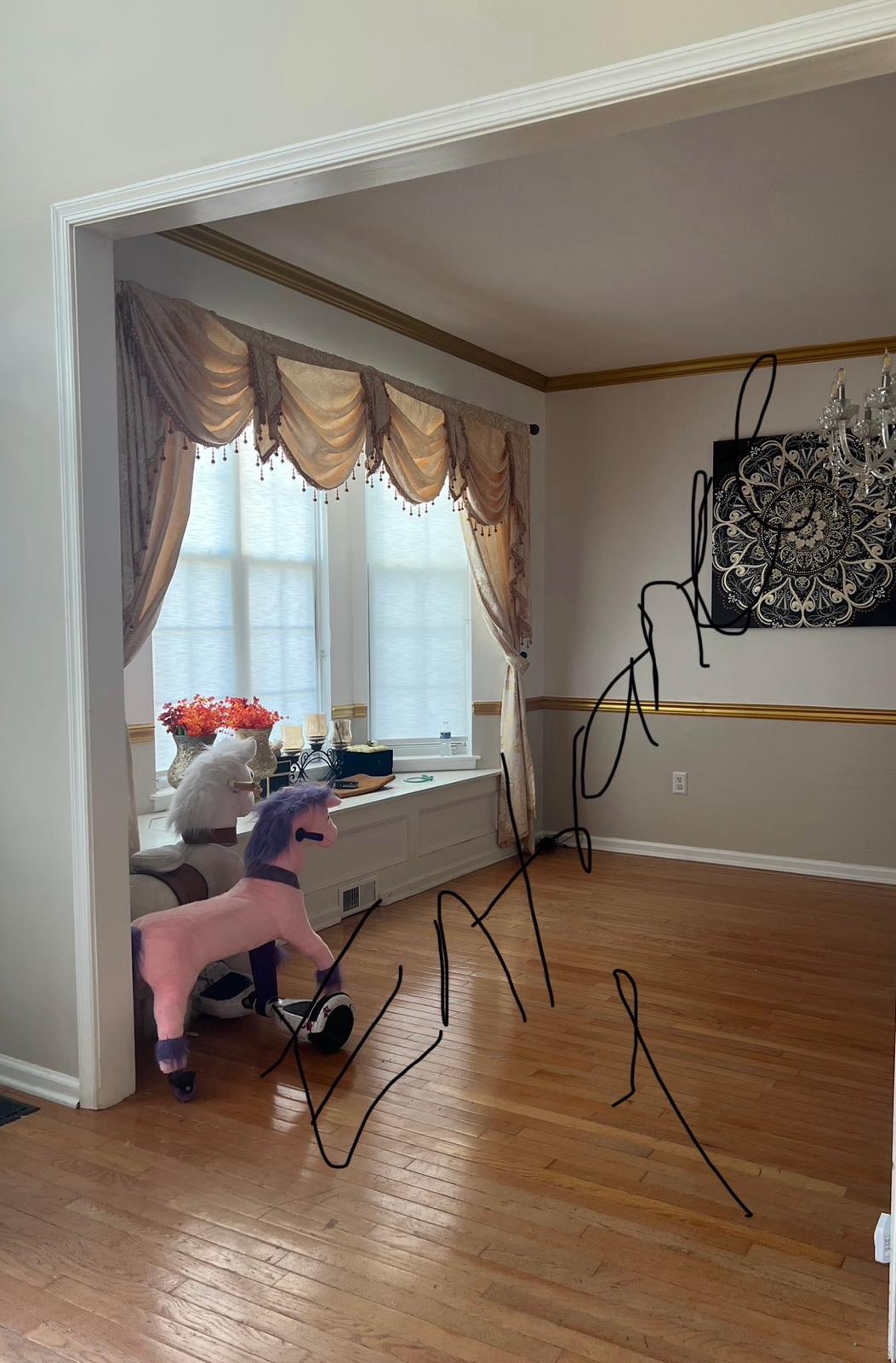 Before: original dining area